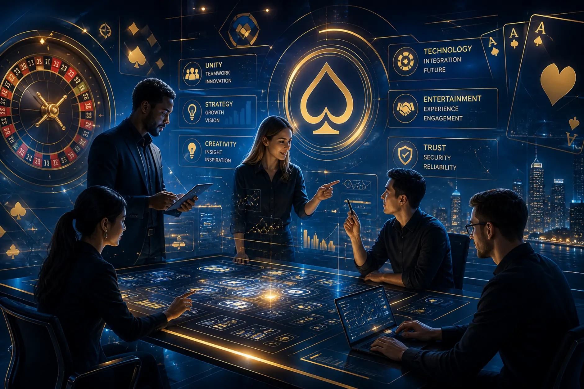 Zespół i technologia platformy Zespół i technologia stojące za platformą online